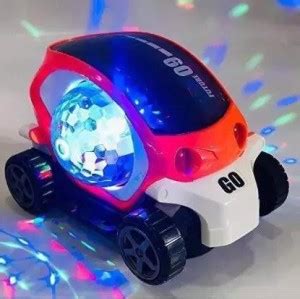 Aganta Future Musical Car Rotate 360 Degree with Flashing Light & Music ...