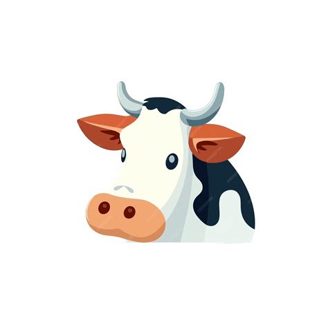 Premium Vector | The cow goes moo vector illustration of a mooing cow ...