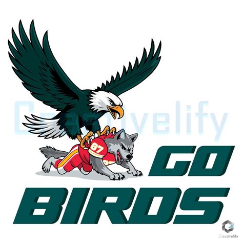 Go Birds Philadelphia Eagles Super Bowl Lix Win Svg - CreativeLify
