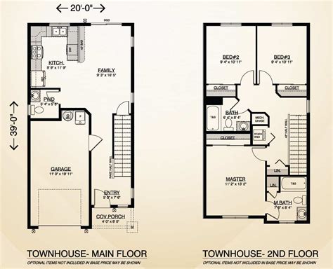Gorgeous Townhouse Floor Plans Images - Home Inspiration
