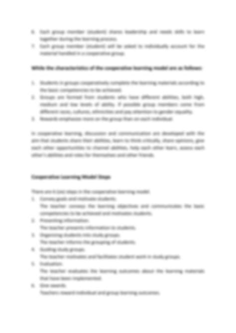 Cooperative Learning Model 的图像结果