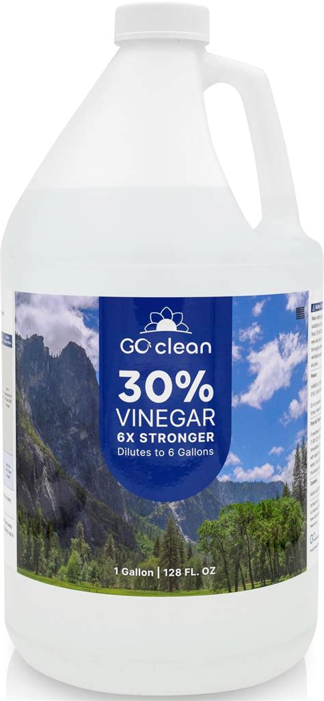 Amazon.com : GO Clean 30% Pure Super Concentrated Vinegar | Dilutes to ...
