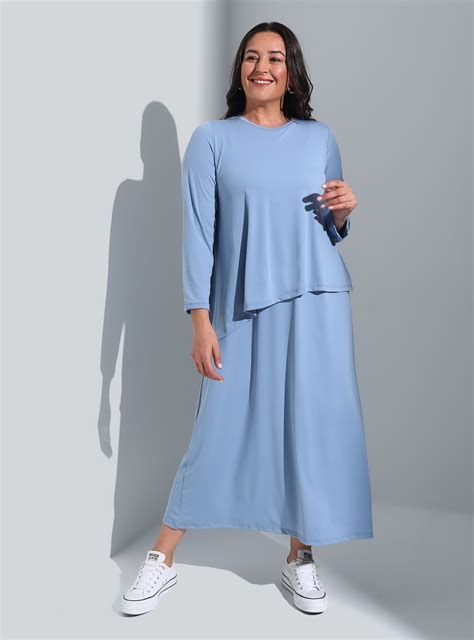 Icy Blue - Plus Size Dress