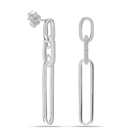 Buy Silver Drop Dangle Earrings with Chic Style | TrueSilver
