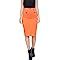 Rider Republic Cotton Pencil Skirt (117090- Orange_28) : Amazon.in ...