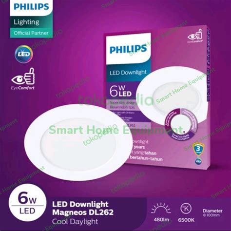 Jual Philips Magneos DL262 Slim Downlight 100 6W 6 Watt 6 W Inbow 6500K ...