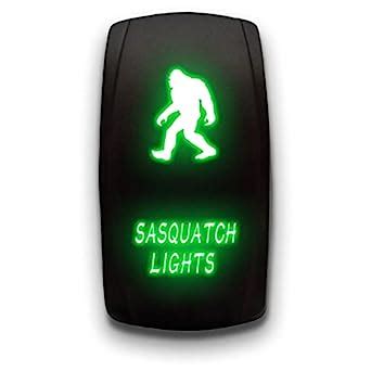 Sasquatch Lights - Green - Laser Etched Toggle Switch 20A 12V ...