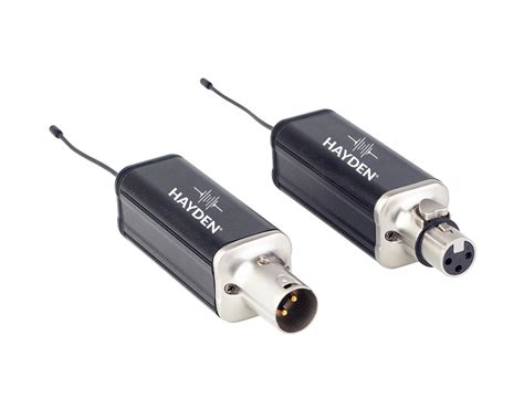 hayden Wireless Microphone System with XLR Adapter, Transmitter, and ...