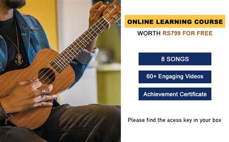 Kadence Ukulele 24" Concert Size + ( Free online learning Course ...