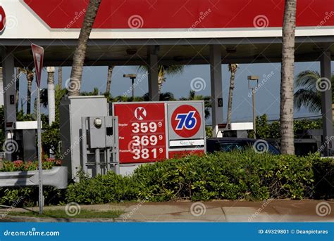 HIGH GAS PRICE on HAWAII ISLANDS Editorial Photo - Image of economy ...
