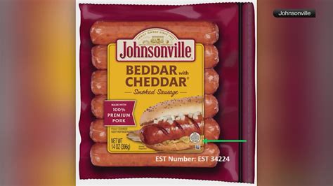 Johnsonville Beddar Cheddar recall: Plastic contamination risk | wusa9.com