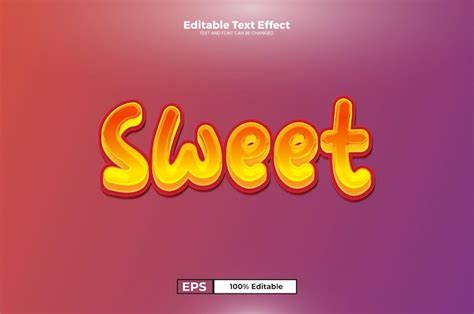 Effet de texte modifiable doux dans un style tendance moderne | Vecteur ...