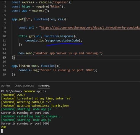 Status Code in API 的图像结果