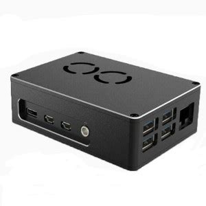 IDUINO Raspberry Pi 4 aluminum Case With Dual Fan Electronic Components ...