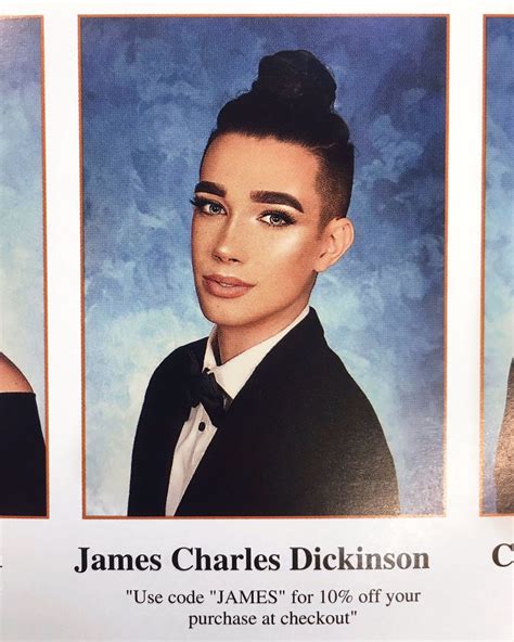 James Charles' Senior Yearbook Quote is Freaking Hysterical | Senior ...