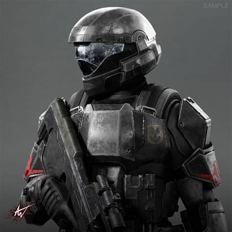 Coloriage Halo Odst