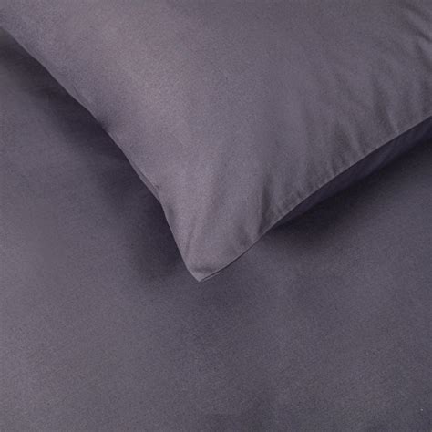 100% Cotton Percale Duvet Covers In Various Sizes |Steel Blue