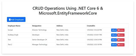 Crud Operations in ASP.NET Web Form 的图像结果