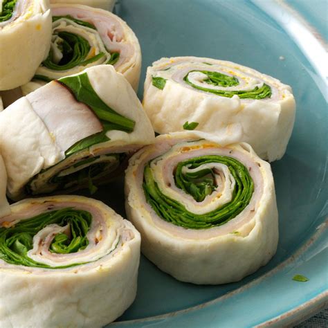 Mandarin Turkey Pinwheels Recipe | Taste of Home