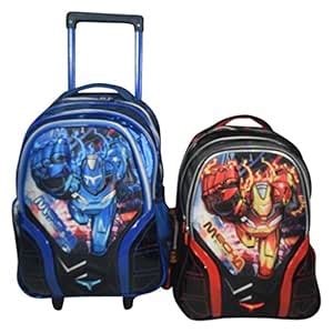 Buy Winsor, Mecho Printed 2 Wheels Kids Backpack at Amazon.in