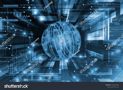 Background Blue Abstract Technology 的图像结果