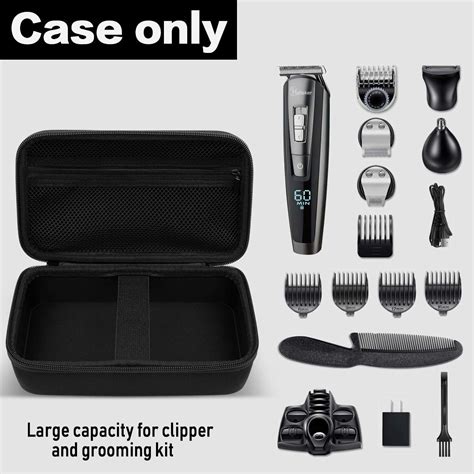 Buy Case for Hatteker Hair Clipper Cordless, Beard Trimmer Organizer ...