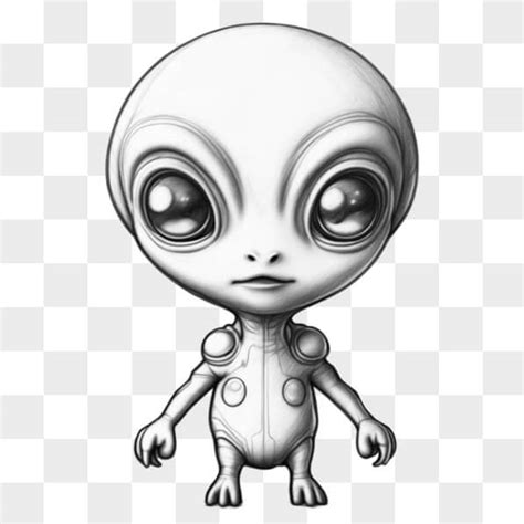 Image result for Alien Drawing Black and White
