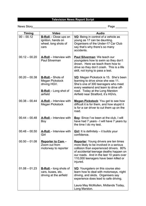 Image result for Kids News Reporting Script