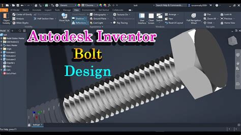 Autodesk Inventor Tutorial Bolt 的图像结果