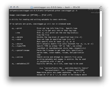 Image result for Comictagger Command Line