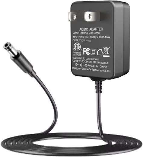 Amazon.com: Power Adapter AC/DC Adapter Compatible with AC 100-240v 50 ...