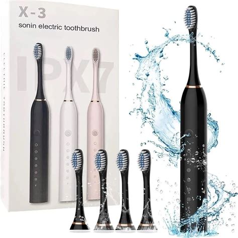 X3 Sonic Electric Toothbrush Rechargeable – Deep Cleaning, Whitening ...