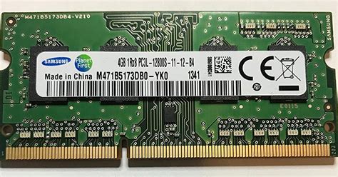 Amazon.in: Buy Samsung ram memory 4GB (1 x 4GB) DDR3 PC3L-12800,1600MHz ...