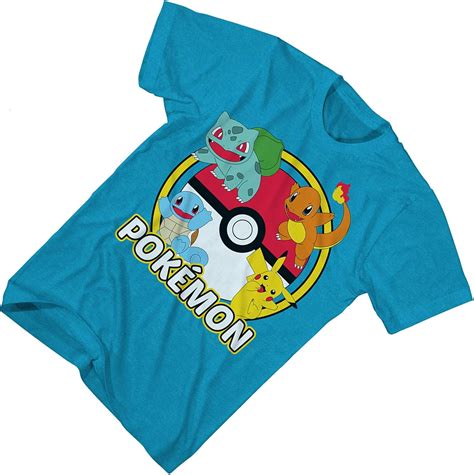 Buy Pokemon Boys Pikachu Game Shirt - Gotta Catch Em All - Ash Pikachu ...