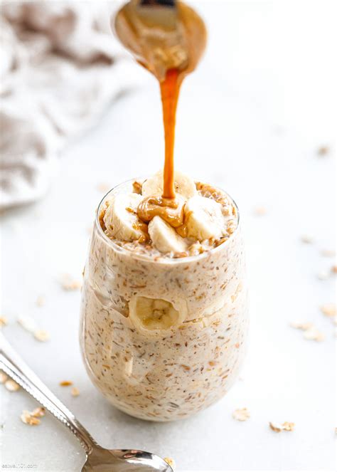 High-Protein Overnight Oats Recipe with Peanut Butter and Banana – High ...