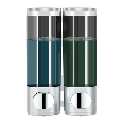 Shampoo and Conditioner Dispenser, Pollock Shower Dispenser 2 Chamber ...