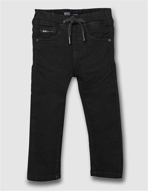 Buy Black Solid Denim Jeans for Baby Boy online at RUFF