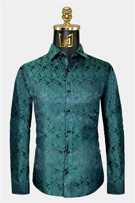 Mens Emerald Green Dress Shirt at Eve Hoad blog
