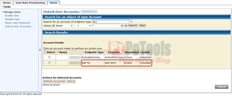 Unlock SAP User through RDA/Divisional Head Login - IM Portal