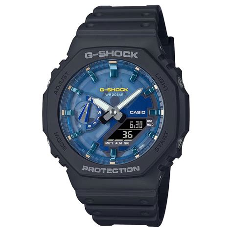 Casio G-Shock GA-2100AS-2ADR Analog-Digital Blue Dial Men (G1679 ...