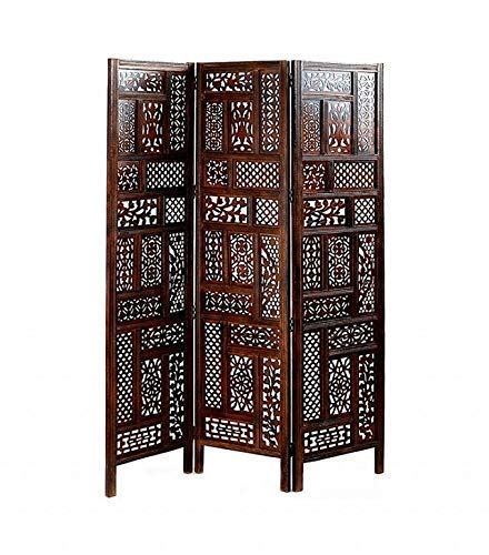 KRAFTWORLD Wooden Room Partition for Living Room,Antique Design Wooden ...
