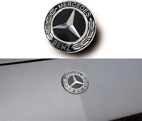 Buy Replacement Hood Emblem for Mercedes Benz Series Front Hood Badge(Black) Online at Lowest ...