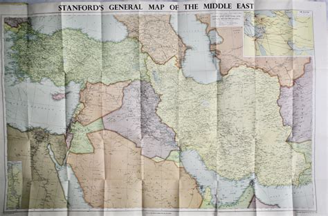 Stanford's General Map of the Middle East by George Philip; Edward ...
