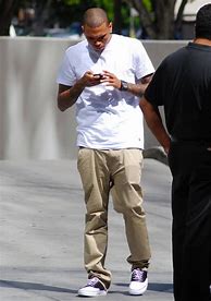 Image result for Chris Brown Wearing Vans