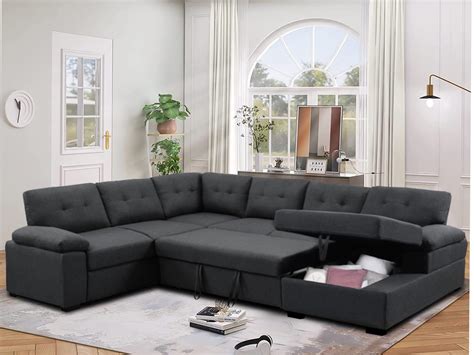 Buy asunflower er Sofa Couch Modular Sectional Sofa er with Pull Out ...