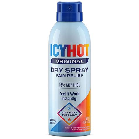 Icy Hot Original Pain Relief Dry Spray for Muscles and Joints | Walgreens
