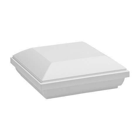 TimberTech 4-in x 4-in RadianceRail Express White Composite Deck Post ...