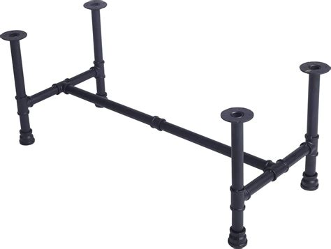 Womio Black Rustic 12” Industrial Pipe Desk Leg - India | Ubuy