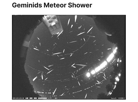 Geminid meteor shower to brighten the night sky this weekend