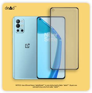 deAdShield Edge To Edge Tempered Glass for OnePlus 9R 5G - deAdShield ...